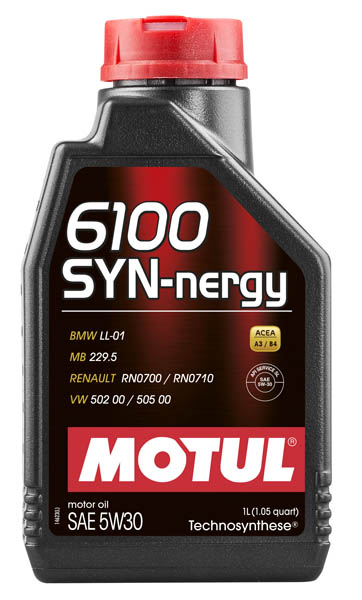 Моторное масло Motul 6100 SYN-NERGY (1 л.)