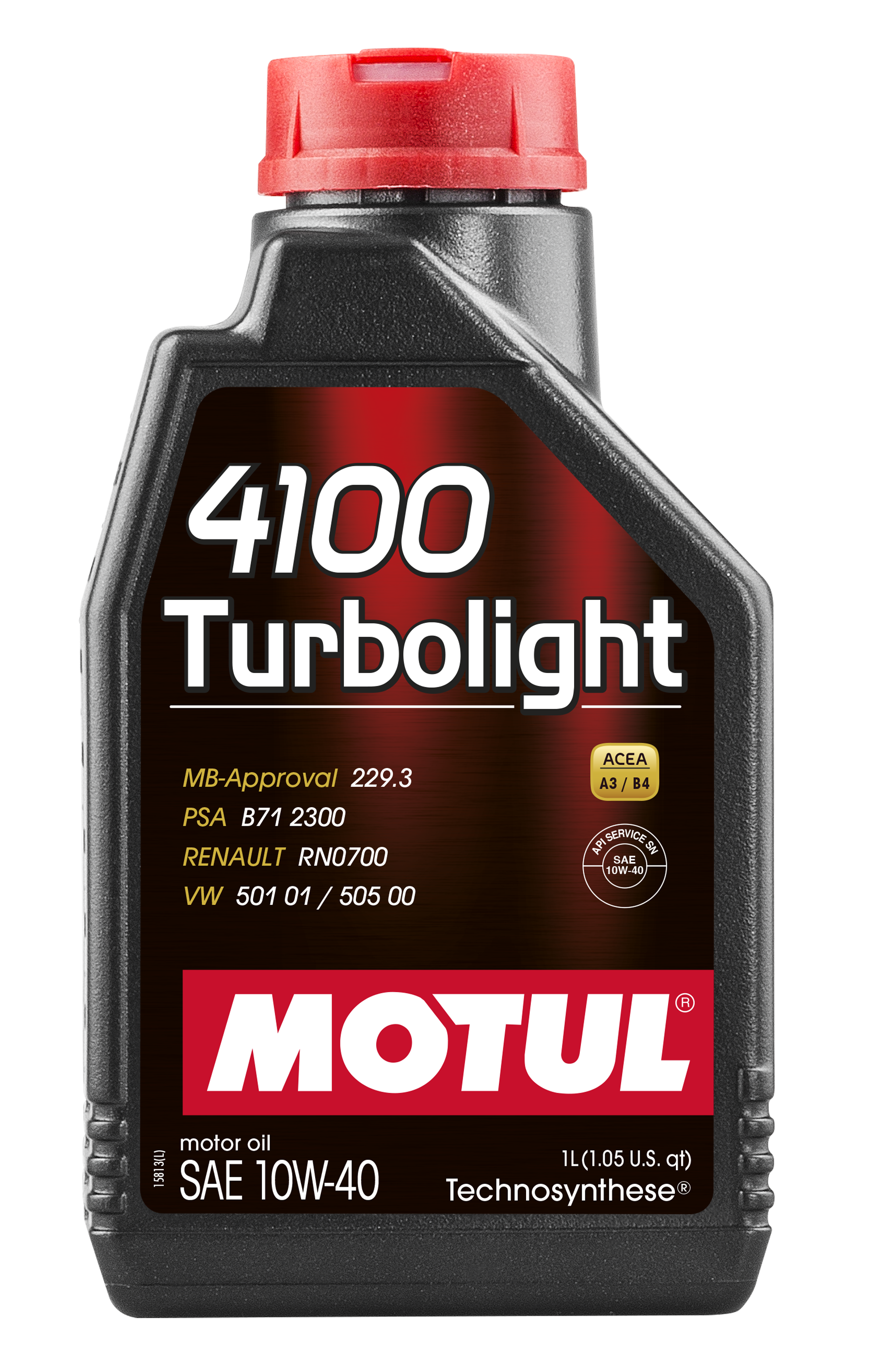 Моторное масло Motul 4100 Turbolight (1 л.)