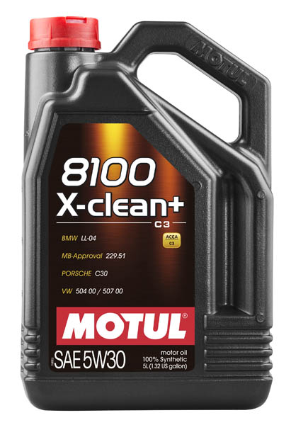 Моторное масло Motul 8100 X-clean+ (5 л.)